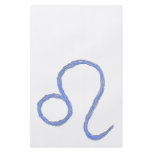 Leo. Zodiac Astrological Sign. Blue Custom flyers