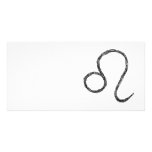 Leo. Zodiac Astrological Sign. Photo Greeting Card