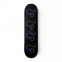 Leo. Zodiac Astrological Sign. Custom Skateboard