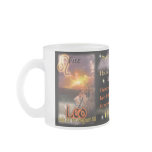 Leo Zodiac astrology small glass mugs