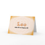 Leo Zodiac cards