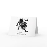 Leo Zodiac notecards