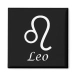 ‘Leo’ Zodiac Sign magnets