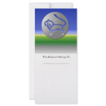 Leo Zodiac Star Sign Silver Premium rack cards