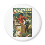Leon Herrmann The Great ~ Vintage Magic Act magnets
