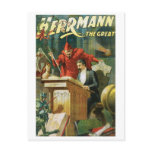 Leon Herrmann The Great ~ Vintage Magic Act postcards