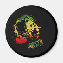 león rasta iman para frigorífico