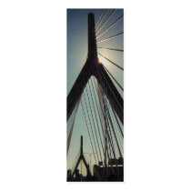 Leonard P. Zakim Memorial Bridge Bookmark Business Cards