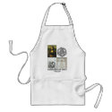 Leonardo da Vinci Collage (Collection of Works) aprons