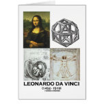 Leonardo da Vinci Collage (Collection of Works) Greeting Card