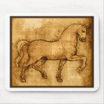 Leonardo Da Vinci Horse Art mousepads