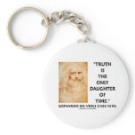 Leonardo da Vinci Truth Is The Only Daughter Time Key Chain