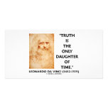 Leonardo da Vinci Truth Is The Only Daughter Time photo cards
