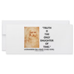 Leonardo da Vinci Truth Is The Only Daughter Time rack cards