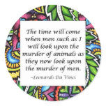 Leonardo Da Vinci vegetarian quote