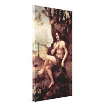 Leonardo di ser Piero da Vinci - Bachus Gallery Wrap Canvas
