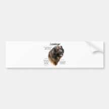 Leonberger History Design Bumper Stickers