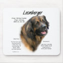 Leonberger History Design mousepads