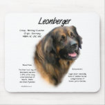 Leonberger History Design mousepads