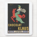Leonetto Cappiello : Chocolat Klaus 1903 mousepads