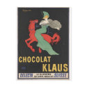 Leonetto Cappiello : Chocolat Klaus 1903 postcards
