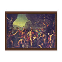 Leonidas At Thermopylae By David Jacques-Louis (Be Postcards