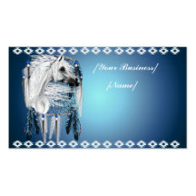 Leopard Appy Dream Catcher Business Card