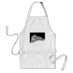 Leopard aprons