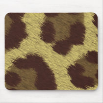 Leopard Background Mouse Pad