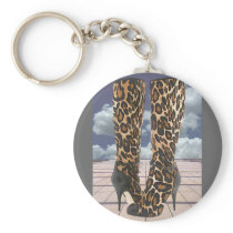 Leopard Boots with Ankle Straps