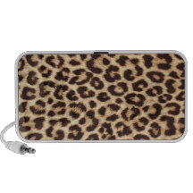 Leopard Doodle Portable Speakers