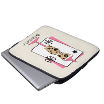 Leopard Dress Form Mannequin Electronics Bag Laptop Computer Sleeve
