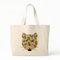 Leopard Face Canvas Bags
