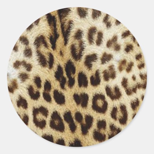 Leopard "Fur" Trendy Stylish Large Sticker