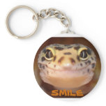 Leopard Gecko Smile Keychain