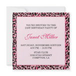 Leopard invitations