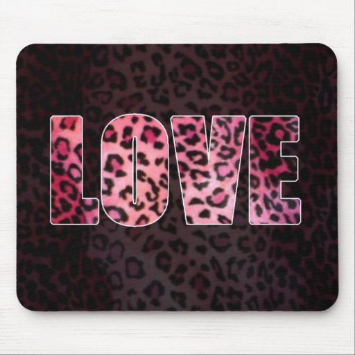 Leopard Love Mouse Pad