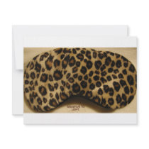 LEOPARD NIGHTSHADES FOR BOOBS PERSONALIZED INVITATIONS