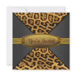 Leopard Party invitations