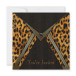 Leopard Party Invitation Template