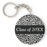 Leopard Personalised Class Of Keychain