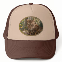 Leopard Portrait Apparel Hats