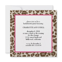 leopard print bachelorette party