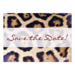 Leopard Print Big Cat Pattern Party Invitation