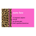 Leopard Print Business Card