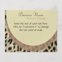 Leopard Print Flyer
