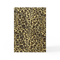 Leopard Print Greeting Card