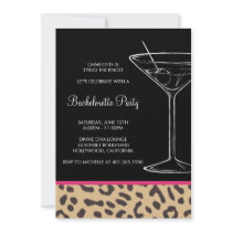 leopard print martini bachelorette
