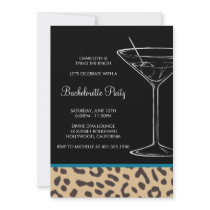 leopard print martini bachelorette