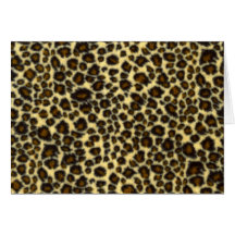 Leopard Print Note Cards